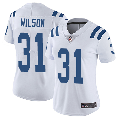 Indianapolis Colts 31 Limited Quincy Wilson White Nike NFL Road Women Vapor Untouchable jerseys